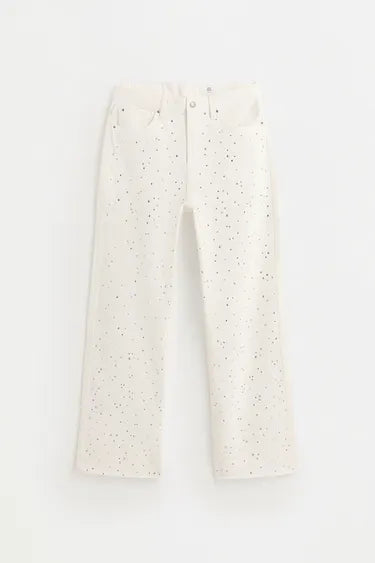 Jeans Wide Strass